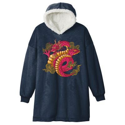 Chinese Dragon Creature Hooded Wearable Blanket