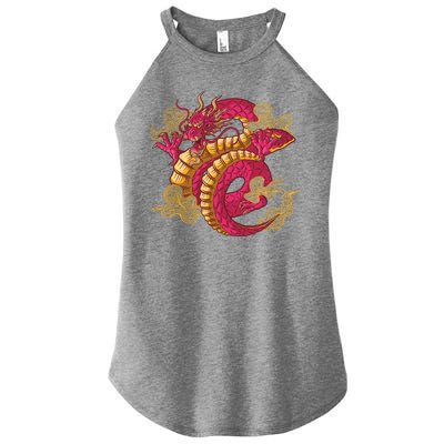 Chinese Dragon Creature Women's Perfect Tri Rocker Tank