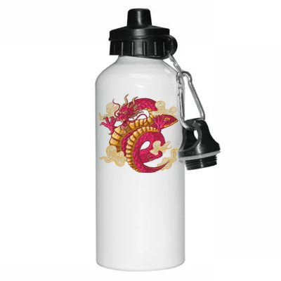 Chinese Dragon Creature Aluminum Water Bottle