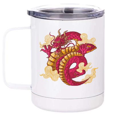 Chinese Dragon Creature 12 oz Stainless Steel Tumbler Cup