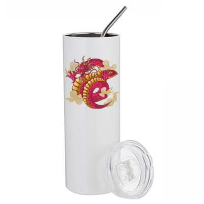 Chinese Dragon Creature Stainless Steel Tumbler