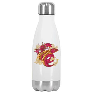 Chinese Dragon Creature Stainless Steel Insulated Water Bottle