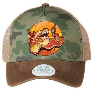 Chinese Dragon Fire Dance Legacy Tie Dye Trucker Hat