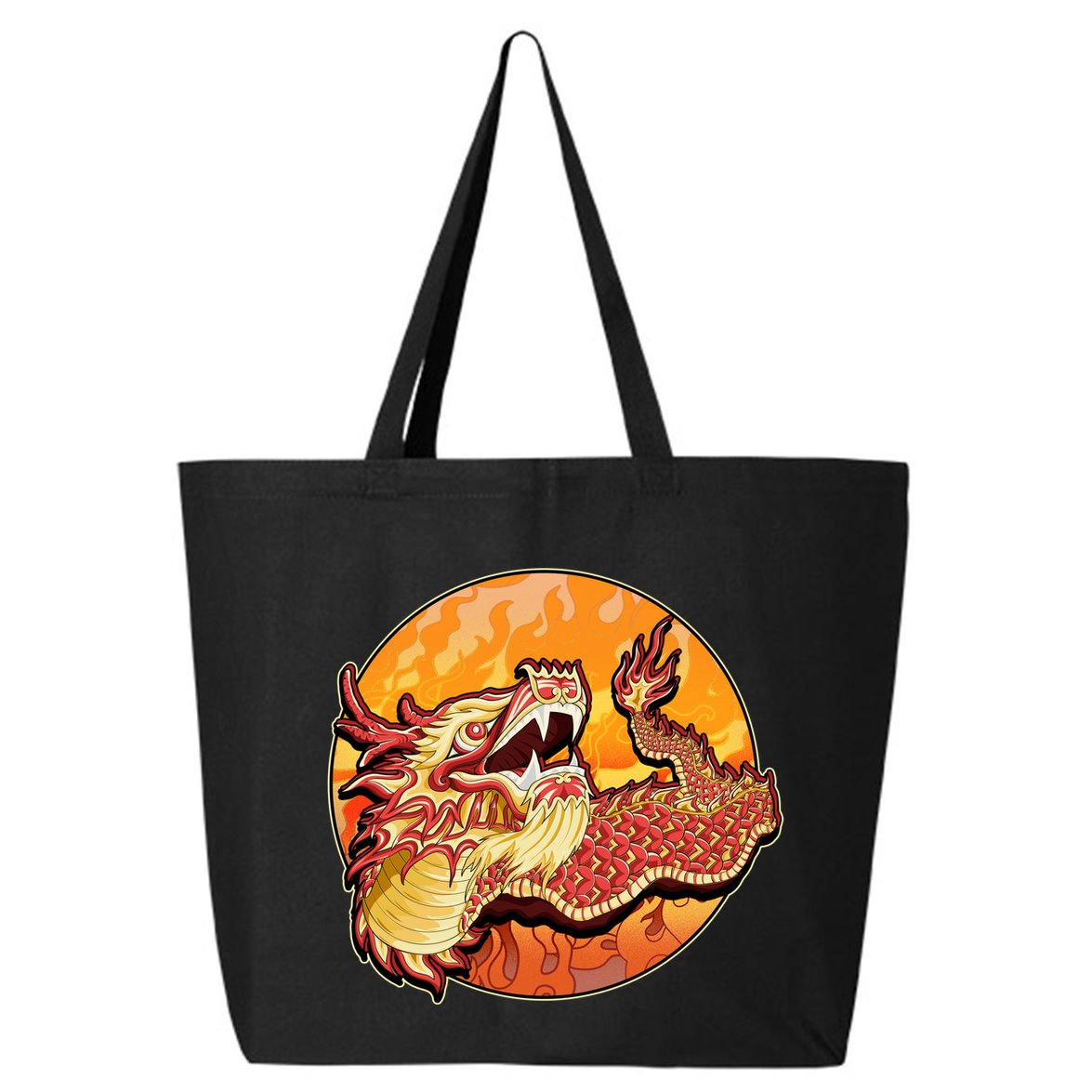 Chinese Dragon Fire Dance 25L Jumbo Tote