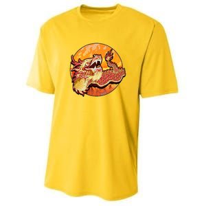 Chinese Dragon Fire Dance Youth Performance Sprint T-Shirt