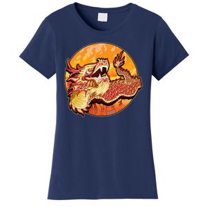 Chinese Dragon Fire Dance Women's T-Shirt