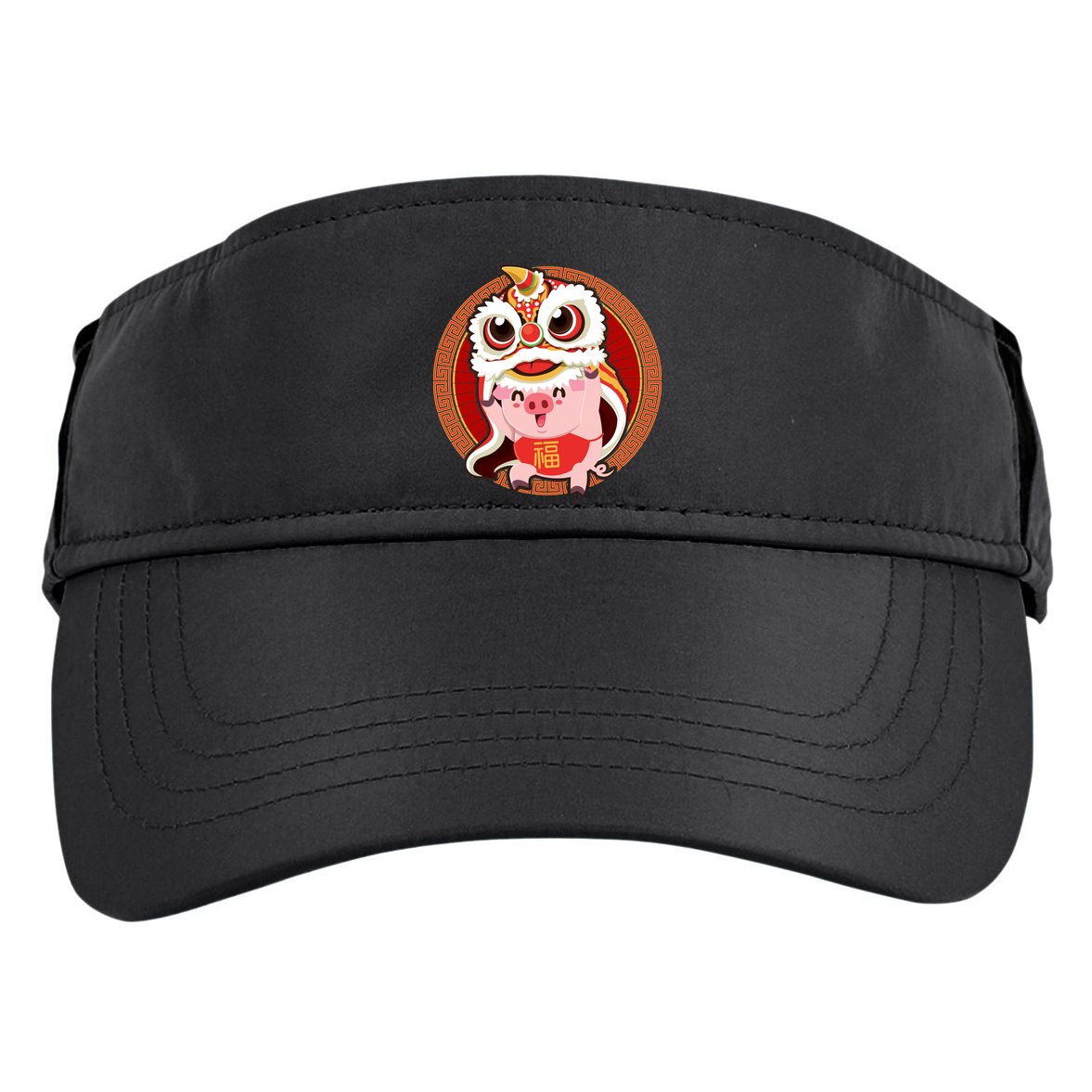 Chinese New Year Pig Dragon Dance Adult Drive Performance Visor