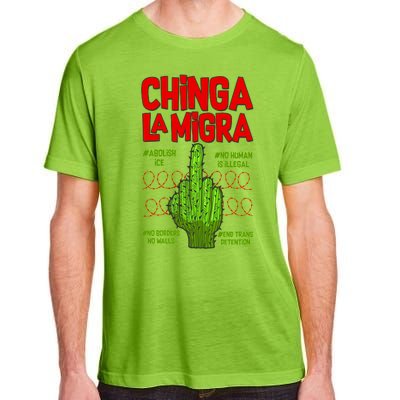 Chinga La Migra  Adult ChromaSoft Performance T-Shirt