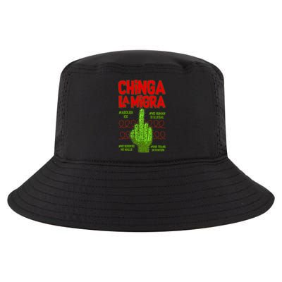 Chinga La Migra  Cool Comfort Performance Bucket Hat