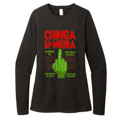 Chinga La Migra  Womens CVC Long Sleeve Shirt