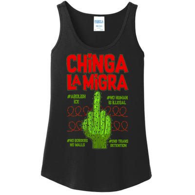 Chinga La Migra  Ladies Essential Tank