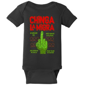 Chinga La Migra  Baby Bodysuit