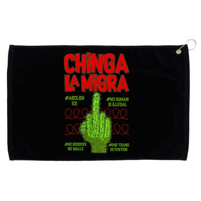 Chinga La Migra  Grommeted Golf Towel