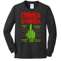 Chinga La Migra  Kids Long Sleeve Shirt