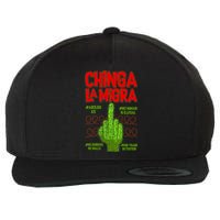 Chinga La Migra  Wool Snapback Cap