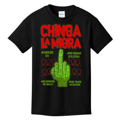 Chinga La Migra  Kids T-Shirt