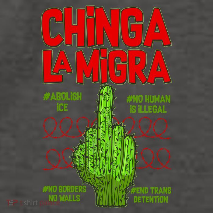 Chinga La Migra  Vector Backpack