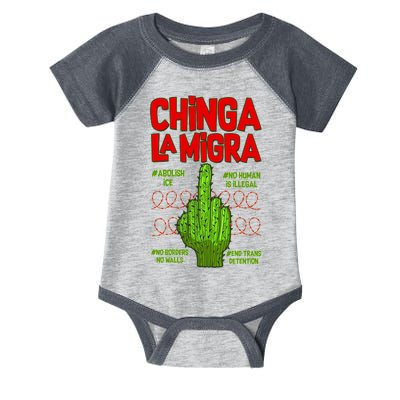 Chinga La Migra  Infant Baby Jersey Bodysuit