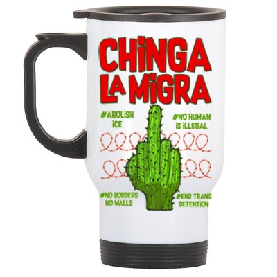 Chinga La Migra  Stainless Steel Travel Mug