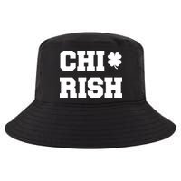 Chirish St Patrick's Day CHI-Irish Chicago Funny Clover Cool Comfort Performance Bucket Hat