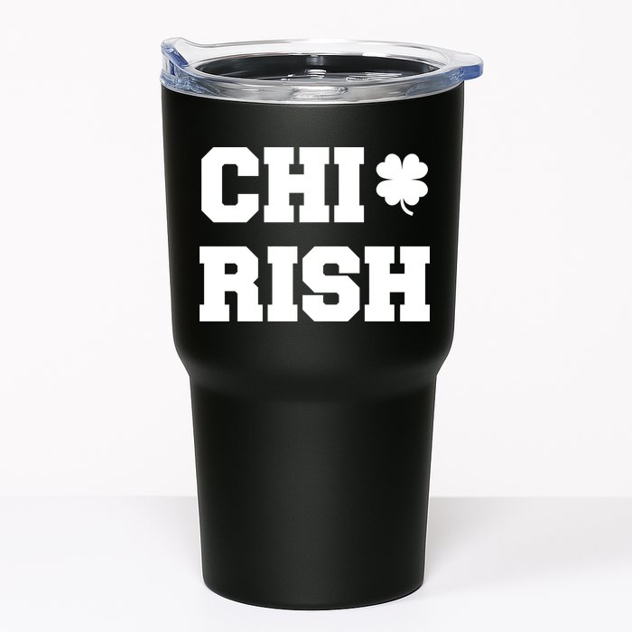 Chirish St Patrick's Day CHI-Irish Chicago Funny Clover Tumbler