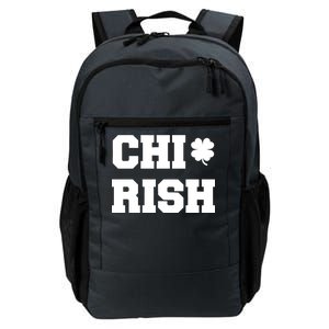 Chirish St Patrick's Day CHI-Irish Chicago Funny Clover Daily Commute Backpack