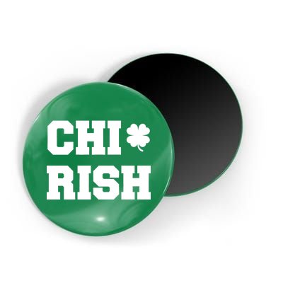 Chirish St Patrick's Day CHI-Irish Chicago Funny Clover Magnet