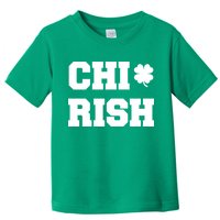 Chirish St Patrick's Day CHI-Irish Chicago Funny Clover Toddler T-Shirt