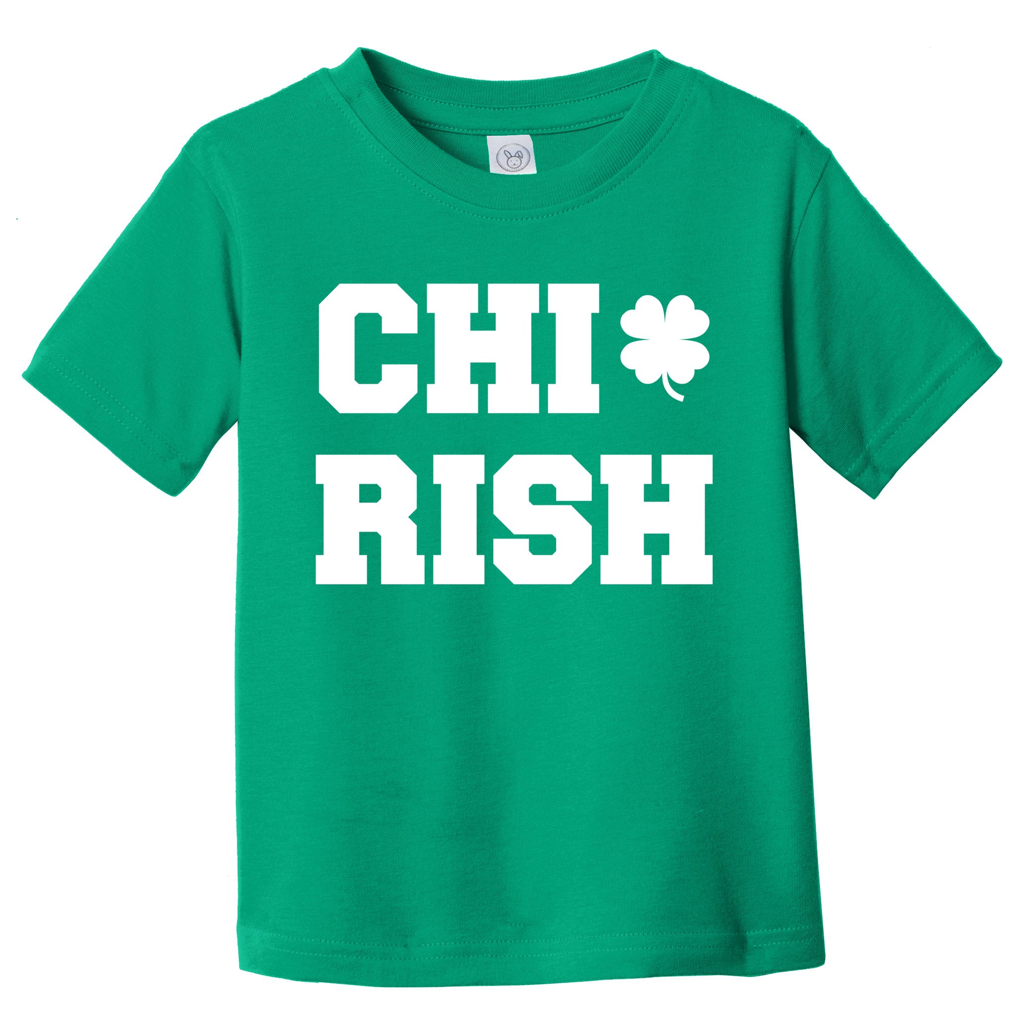 Chirish St Patrick's Day CHI-Irish Chicago Funny Clover Toddler T-Shirt