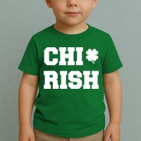 Chirish St Patrick's Day CHI-Irish Chicago Funny Clover Toddler T-Shirt