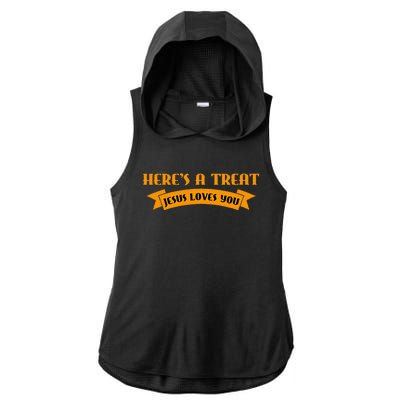 Christian Halloween Jesus Halloween Ladies PosiCharge Tri-Blend Wicking Draft Hoodie Tank