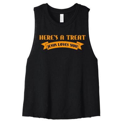 Christian Halloween Jesus Halloween Women's Racerback Cropped Tank