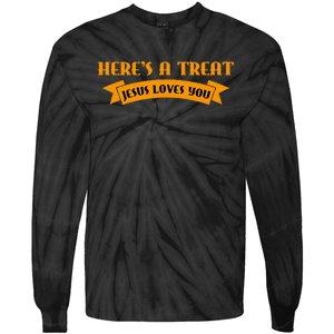 Christian Halloween Jesus Halloween Tie-Dye Long Sleeve Shirt