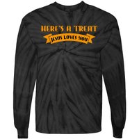 Christian Halloween Jesus Halloween Tie-Dye Long Sleeve Shirt