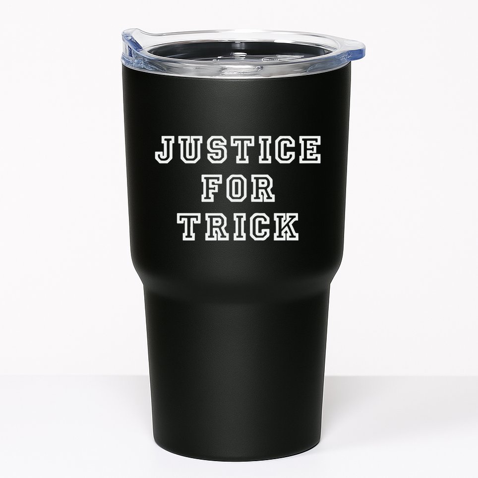 Carmelo Hayes Justice For Trick Tumbler