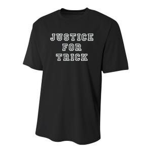 Carmelo Hayes Justice For Trick Youth Performance Sprint T-Shirt