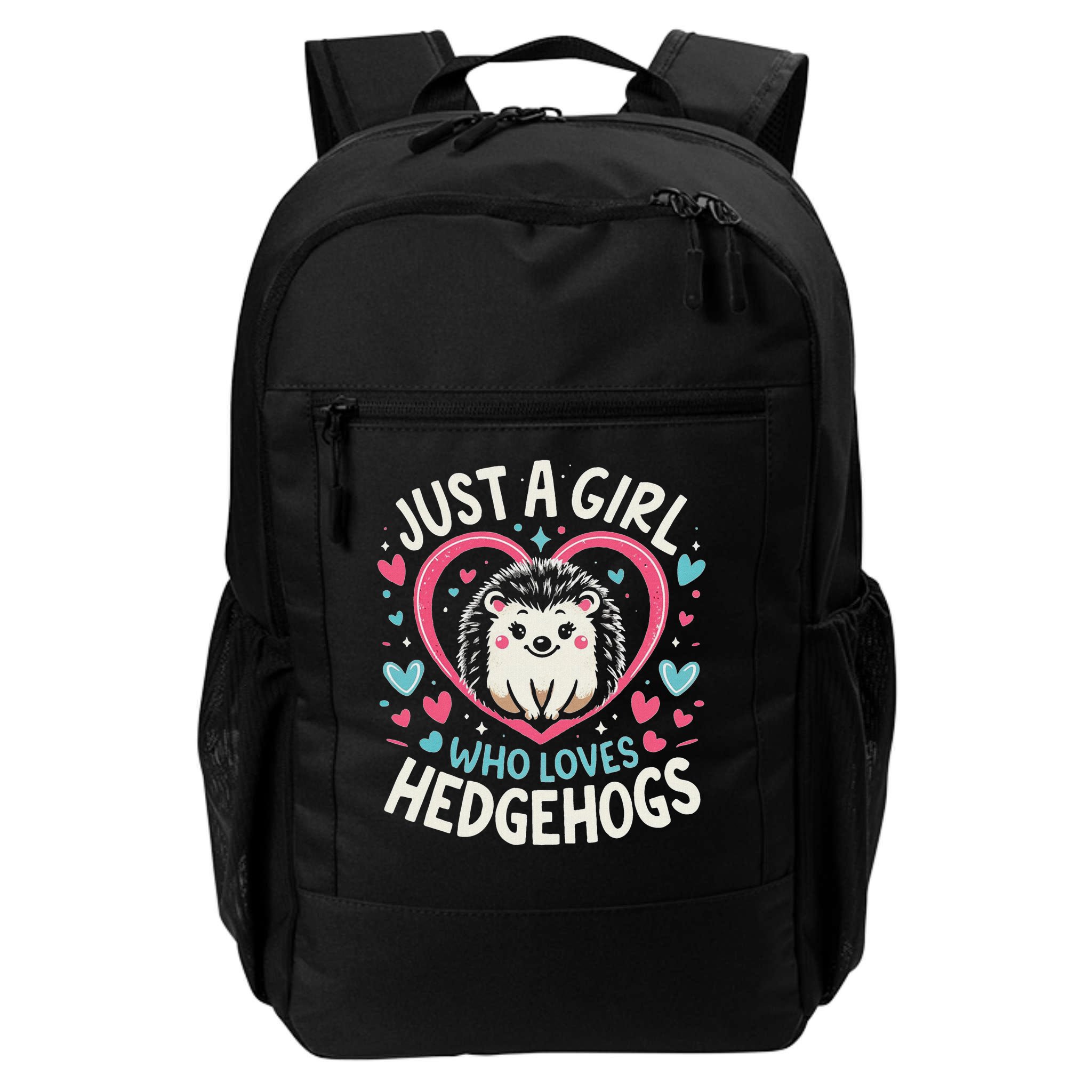Cute Hedgehog Just A Girl Who Loves Hedgehogs Cute Girl Backpack