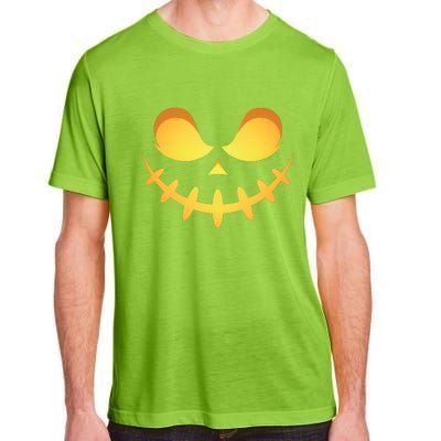 Creepy Halloween Jack O Lantern Jackolantern Pumpkin Face Costume Adult ChromaSoft Performance T-Shirt