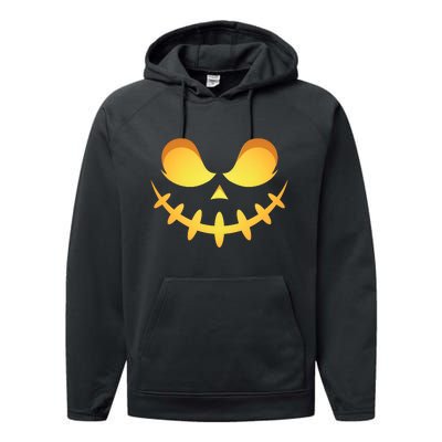 Creepy Halloween Jack O Lantern Jackolantern Pumpkin Face Costume Performance Fleece Hoodie