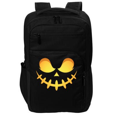 Creepy Halloween Jack O Lantern Jackolantern Pumpkin Face Costume Impact Tech Backpack