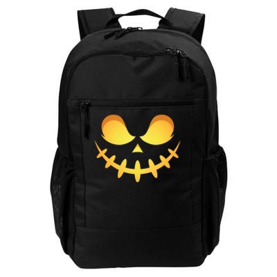 Creepy Halloween Jack O Lantern Jackolantern Pumpkin Face Costume Daily Commute Backpack