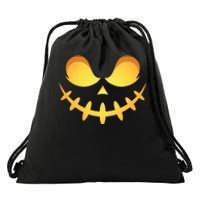 Creepy Halloween Jack O Lantern Jackolantern Pumpkin Face Costume Drawstring Bag