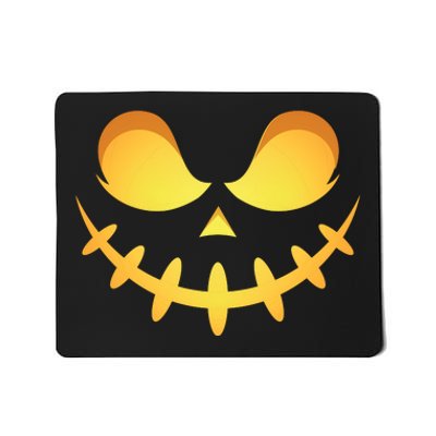 Creepy Halloween Jack O Lantern Jackolantern Pumpkin Face Costume Mousepad