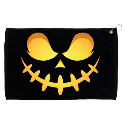 Creepy Halloween Jack O Lantern Jackolantern Pumpkin Face Costume Grommeted Golf Towel