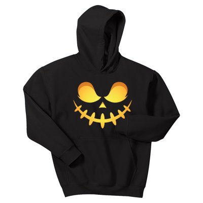 Creepy Halloween Jack O Lantern Jackolantern Pumpkin Face Costume Kids Hoodie