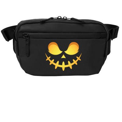 Creepy Halloween Jack O Lantern Jackolantern Pumpkin Face Costume Crossbody Pack