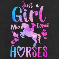 Cute Horse Just A Who Loves Horses Riding Beanie
