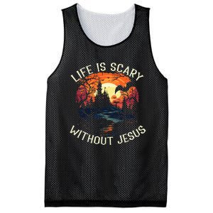 Christian Halloween Jesus Christ Trick Or Treat Christianity Mesh Reversible Basketball Jersey Tank