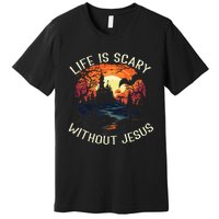 Christian Halloween Jesus Christ Trick Or Treat Christianity Premium T-Shirt