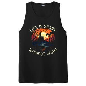 Christian Halloween Jesus Christ Trick Or Treat Christianity PosiCharge Competitor Tank